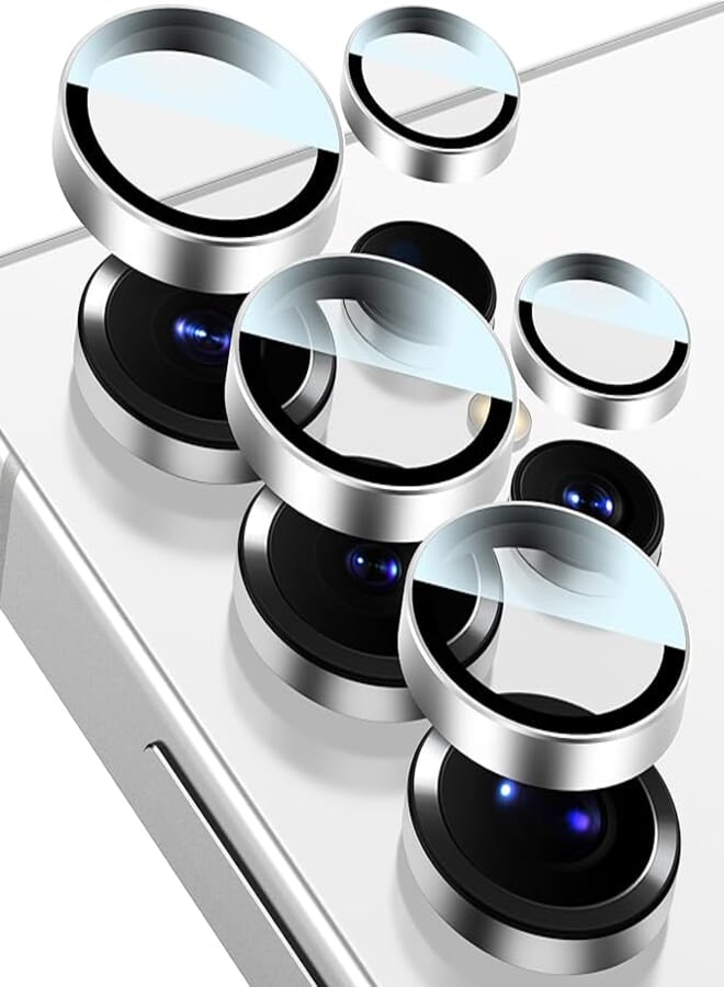 Camera Lens Protector for Samsung Galaxy S25 Ultra Aluminum Camera Cover, Stick Sturdy, Case Friendly, AR Anti Reflective, Lossless Pixels for Samsung Galaxy S25 Ultra Tempered Glass Lens Protector